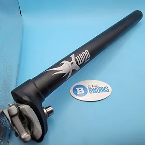 Titec X-Wing Seatpost 27.2mm x 340mm Black Alloy 20mm Offset EUC!! c24 - Picture 1 of 8