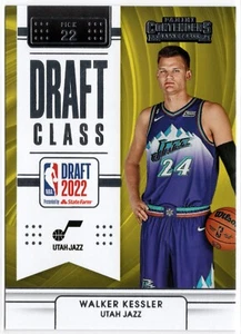 Walker Kessler 2022-23 Panini Contenders Draft Class Rookie Card #25 - Utah Jazz - Picture 1 of 2
