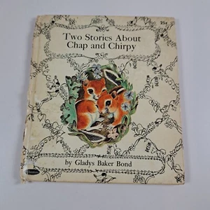 Vintage TWO STORIES ABOUT CHAP AND CHIRPY Whitman Tell-a-Tale Book c1965 - Picture 1 of 10