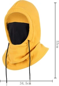 Windproof Fleece Neck Winter Warm Balaclava Ski Full Face Mask for Cold Weather - Picture 1 of 5