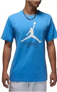 Jordan Flight Short-Sleeve Men Legend Blue /White T-shirt AO0664-469 - Picture 1 of 2