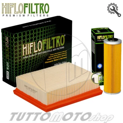 Filtro aria + Filtro olio KTM Adventure 1090 L-R 2018 / Kit HIFLO Tipo Originale - Immagine 1 di 4