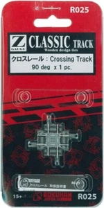 Rokuhan Ragnarok Han Z gauge R025 Cross Rail 90 ° Metal JAPAN - Picture 1 of 1