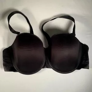 Bellissimo reggiseno taglie forti nero aderente di Chantelle con spalline regolabili taglia 40D - Foto 1 di 5