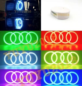 Anillo halo Bluetooth RGB para Chevrolet Silverado15-19 faros led ojos de ángel - Imagen 1 de 17