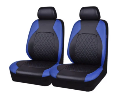 Car Front Seat Covers Automobile Waterproof Protector Interior Accessories Blue - Image 1 of 4