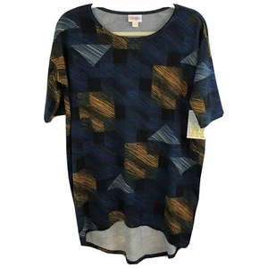 LuLaRoe Irma Neu mit Etikett High Low Tunika Shirt Geometrisch Mehrfarbig Gr. XXS - Bild 1 von 6