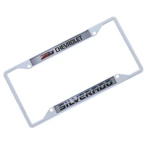 Chevrolet Z71 Silverado License Plate Frame (Chrome) - Picture 1 of 4