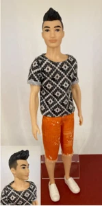 Mattel 2018 ☆ BARBIE ☆ Fashionistas Ken #115 Asian Boy Doll - #FXL62 - Picture 1 of 5