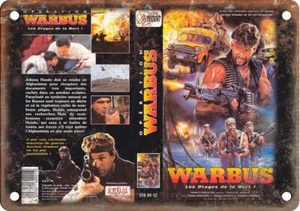 Operazione Warbus VHS Cover Art 12" x 9" Riproduzione Insegna Metallo V44 - Foto 1 di 1