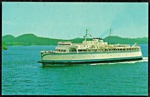 (3141 1960's M.V. "QUEEN OF VICTORIA" - VANCOUVER to VICTORIA BC UNUSED - Picture 1 of 2