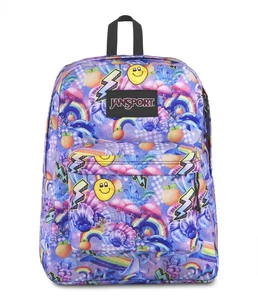 JanSport SuperBreak Black Label Premium School Bag / Backpack (Rainbow Delight - Picture 1 of 1