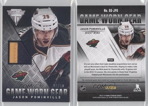 2013-14 Panini Titanium Game-Worn Gear Prime /50 Jason Pominville #GG-JPO