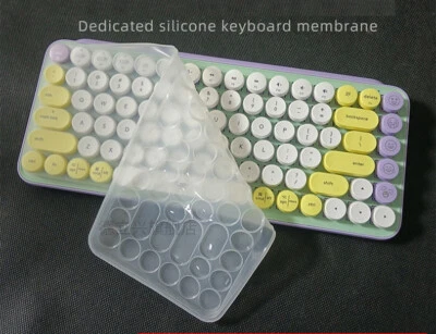 2PC Waterproof Dustproof Silicone Keyboard Protector Cover for Logitech pop keys - Image 1 of 4
