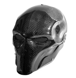 Carbon Fiber Deathstroke Terminator Arrow Mask Cosplay Props Helmet Mask Gift - Picture 1 of 8