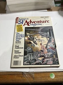 ASIMOV'S SF ADVENTURE MAGAZINE ISSUE #1 NEW CONDITION ASIMOV, HARRISON ANDERSON - Picture 1 of 11