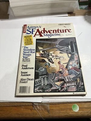 ASIMOV'S SF ADVENTURE MAGAZINE ISSUE #1 NEW CONDITION  ASIMOV, HARRISON ANDERSON Foto 1 de 4