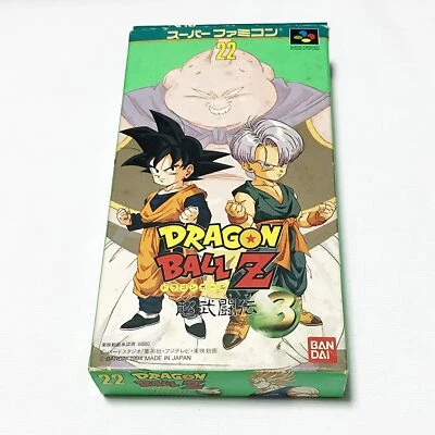NEW NINTENDO SFC SUPER FAMICOM Dragon Ball Z 3 Super butouden DBZ JAPAN - Image 1 of 4