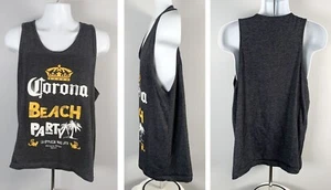 Corona Beer Beach Party Riviera Maya Mexico Tank Top T Shirt Mens Large - Picture 1 of 5