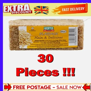 30x Higates Original Recipe Flapjacks 120g Vegan Oat Bars Bulk Sweets Snack Case - Picture 1 of 11