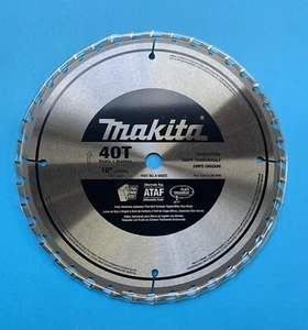 Makita A-94926, 10" Crosscutting Carbide-Tip Miter Saw Blade 40 Tooth - Picture 1 of 2