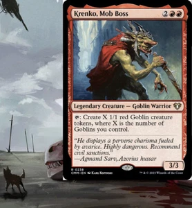 Krenko, Mob Boss Commander Deck GOBLINS Deck Pre-Built Ready-to-Play Magic EDH - Picture 1 of 12