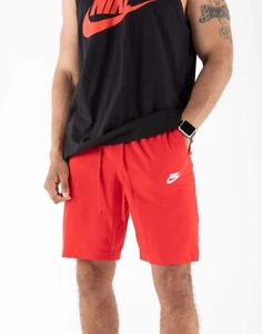 Nike Sportswear Club Fleece Shorts University Red Men's 4XL BNWT - Picture 1 of 16