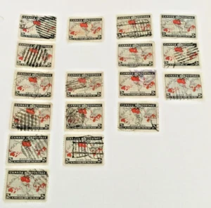 CANADIAN 17X USED 2c QUEEN VICTORIA # 85 & 851 1898 as per photos - Picture 1 of 1