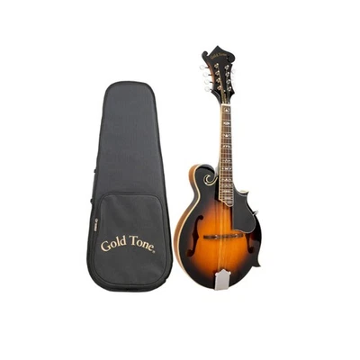 Gold Tone GM-35 F-Style Mandolin (Tobacco Sunburst) with Case - Image 1 of 4