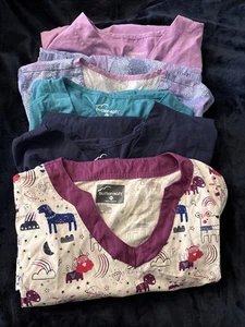 5 Qty Women’s Butter-Soft Stretch Scrub Top Size XL - Picture 1 of 1