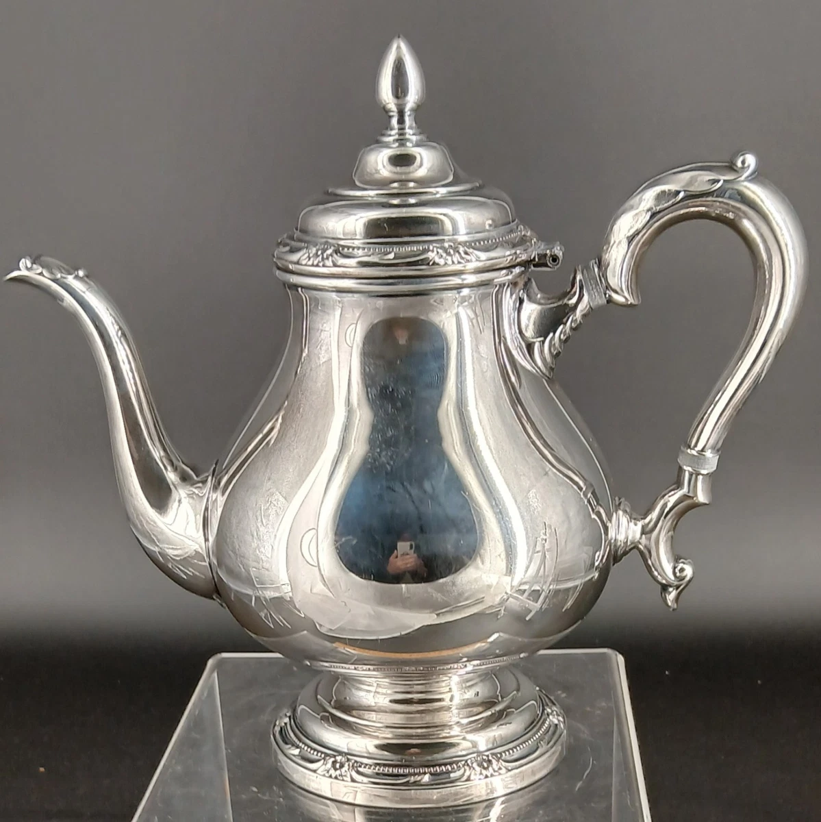 1847 Rogers Bros Antique US Silver-Plated Teapots, Coffee Pots