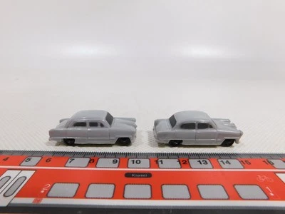 Märklin H0 2x Modello Auto Taunus 12M 12 M Grigio per 4613 Molto Gut # DL283-0,5 - Immagine 1 di 4