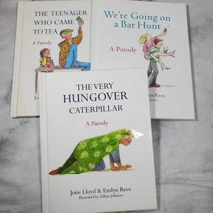 Emlyn Rees 3 Books Collection Set Children's Book Parodies Bar Hunt Hungover - Picture 1 of 7