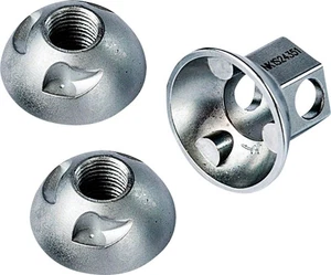 Pinhead M9 Solid Axle Locking Nuts Tamper Resistant Installation Tool Included - Picture 1 of 1