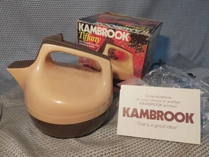 KAMBROOK VINTAGE KETTLE K11 HARDLY USED ALL WORKS MINT COSMETICS- RETRO PLASTIC - Picture 1 of 22