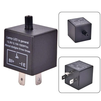 LED Turn Signal Flasher Relay CF13 3 Pin for Motorcycle and Car Repair - Image 1 of 4