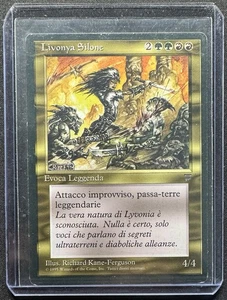 Rare Livonya Silone MTG Card NM Condition Legends Near Mint Italian - Picture 1 of 2