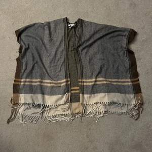Nine West Super Soft Stripe Ruana Women’s One Size - Picture 1 of 3