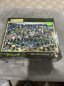 NEU Dowdle Volkskunst Boston Puzzle 500 Stck. Meisterteile 19x13 Zoll - Bild 1 von 1