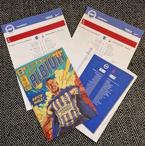 Brighton v Nottingham Forest FA CUP QUARTER FINAL Programme + Teamsheet 29/3/25! - Picture 1 of 1