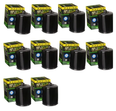 Filtro de aceite HF170BRC Race - negro - paquete de 10 para 80-18 H-D Tour Shail Dyna Sport Foto 1 de 4