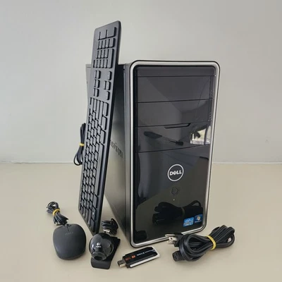 Dell Inspiron 660 D11M Mid Tower PC - Intel i5 - 8GB RAM - 512GB SSD - Black - Image 1 of 4