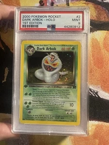2000 Pokemon 1st Edition Rocket Dark Arbok #2 Holo PSA 9 MINT WOTC - Picture 1 of 1