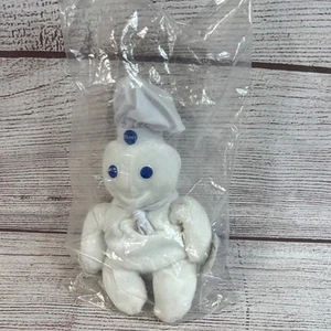 Vintage 1997 Pillsbury Doughboy Plush 8" Mini Bean Bag Sealed Bag - Picture 1 of 8