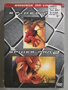 Spider-Man / Spider-Man 2, Widescreen DVD 2-Pack, Sealed Brand New - Picture 1 of 1