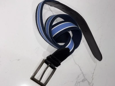 Cinturón de cuero Under Armour para hombre azul marrón talla 36 Foto 1 de 4