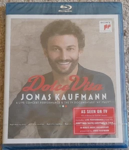 DOLCE VITA JONAS KAUFMANN BLU-RAY NEW & SEALED SONY CLASSICAL  - Picture 1 of 2
