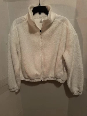CHAQUETA POLAR XERSION MUJER BLANCA BOUCLE SHERPA CREMALLERA COMPLETA - TALLA XS - NUEVA CON ETIQUETAS Foto 1 de 2