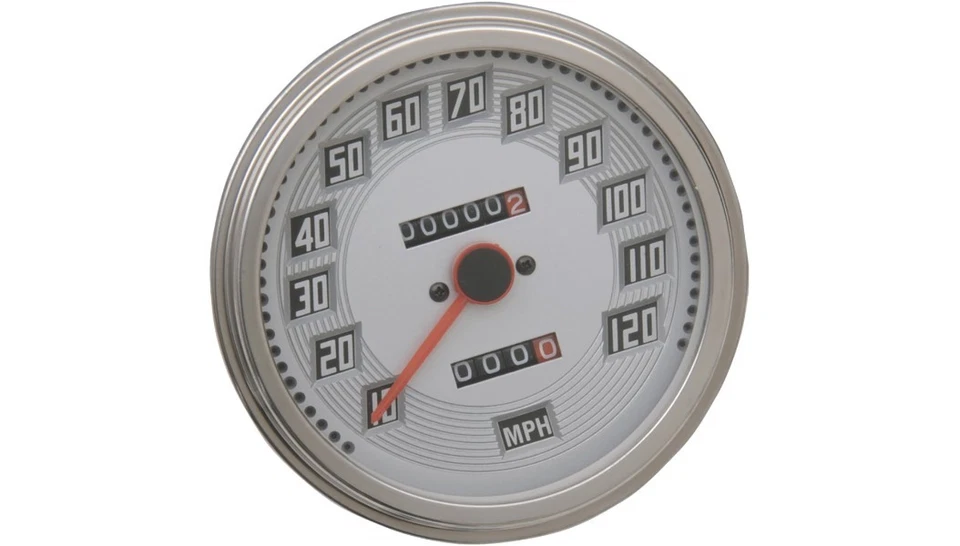 Velocímetro Drag Specialties Billet Sliver Speedo 84-90 Harley Davidson Softail Foto 1 de 1