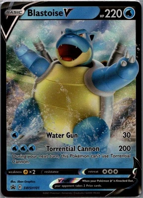 Blastoise V Promo SWSH: Sword & Shield Promo Cards SWSH101 NM - Image 1 of 2